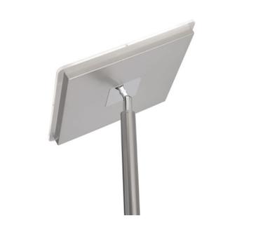 Lampadaire led avec liseuse Leuchten Direkt Hans Nickel satiné Acier 11710-55