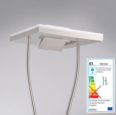 Lampadaire led Leuchten Direkt Helia Gris métallique Métal 11776-55