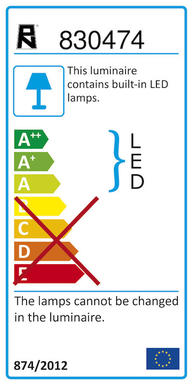 Lampadaire led Neuhaus Linda Gris Acier 720-55