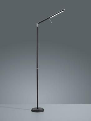 Lampadaire led Trio Filigran Noir Métal 420490132