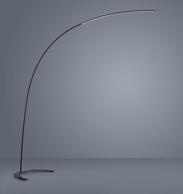 Lampadaire led Trio Shanghai Noir Métal 427511802