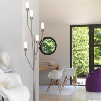 Lampadaire Tess - Cvl - Ø 42 cm - 5xG9 - Graphite - LPTESS5_TU12C