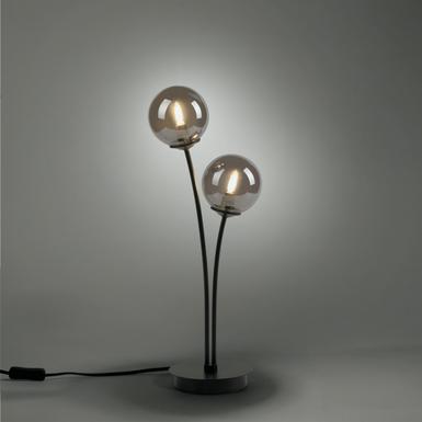 Lampe 2 lampes design Neuhaus Widow Noir Métal 4040-18