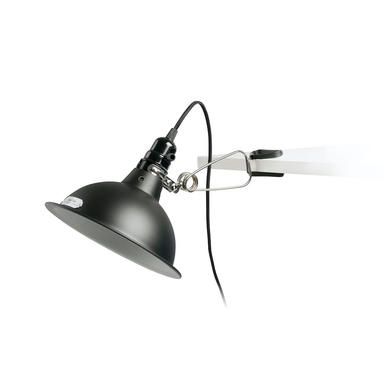 Lampe à pince Faro Pepper Noir Métal 64169