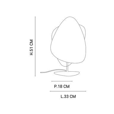 Lampe à poser Screen H 38 cm - Rotin/Cannage Naturel  - Market Set - 655626