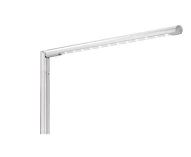 Lampe de bureau led Leuchten Direkt Dawda Nickel satiné Acier 11011-55