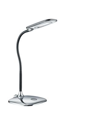 Lampe de bureau led Trio Polly Chrome Plastique 573910106