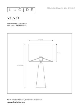 Lampe de table design Lucide Extravaganza Noir Métal 10501/81/30