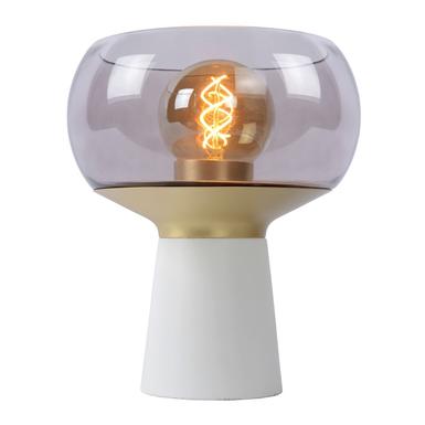 Lampe de table design Lucide Farris Blanc Verre 05540/01/31