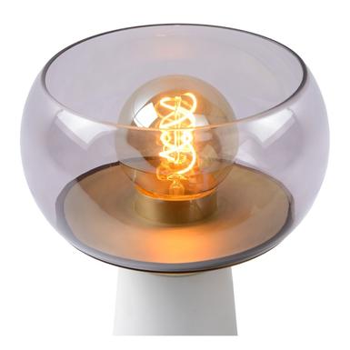 Lampe de table design Lucide Farris Blanc Verre 05540/01/31