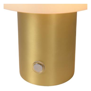 Lampe de table TIMON - Ø 18 cm - Laiton Verre - Lucide - 05538/01/02