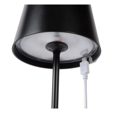 Lampe de table - Extérieur - Justin - Led - Noir Aluminium - Lucide - Reconditionnée Lo Retour Noir Aluminium LOL-27888/04/30