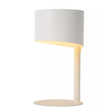 Lampe de table KNULLE - Ø 15 cm - 1xE14 - Blanc - Lucide - 45504/01/31