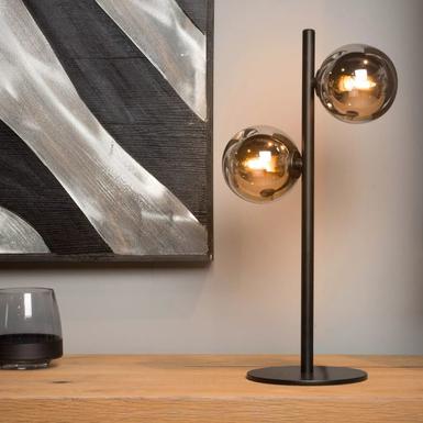 Lampe de table TYCHO - 2xG9 - Noir - Lucide - 45574/02/30