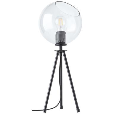 Lampe design Brilliant Afton Noir Métal - Verre 94961/06