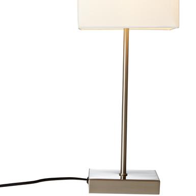 Lampe design Brilliant Aglae Blanc Métal - Tissus 94873/05