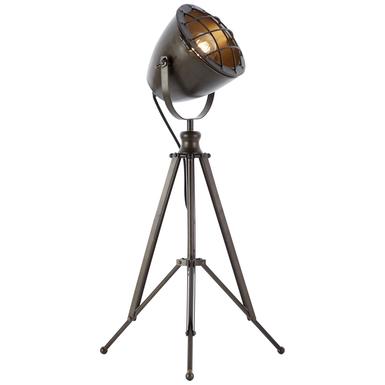 Lampe design Brilliant Anit Noir Métal 99042/46