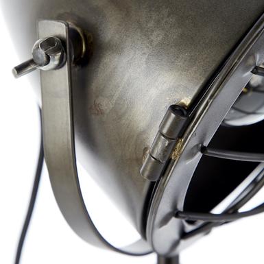 Lampe design Brilliant Anit Noir Métal 99042/46