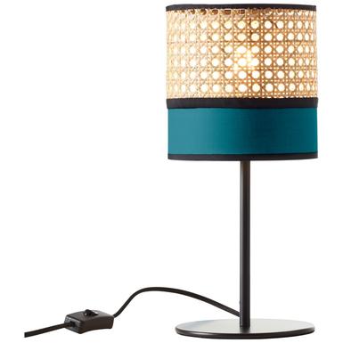 Lampe design Brilliant Dayanara Bleu Rotin 99087/73