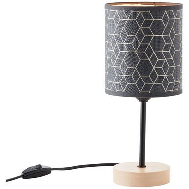 Lampe design Brilliant Galance Noir Bois 94966/76