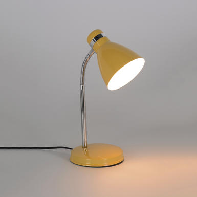 Lampe design Corep Cally Jaune Métal 656794