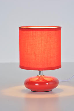 Lampe design Corep Eva Rouge Céramique 651678