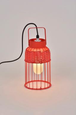 Lampe design Corep Ivoa Rouge Métal PR503819