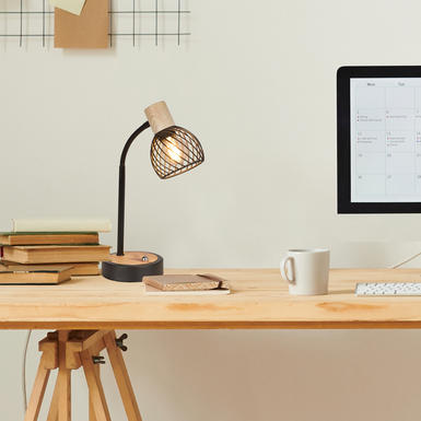 Lampe design Corep Kento Noir Métal 656103