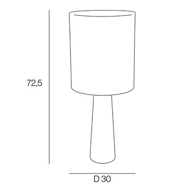 Lampe design Corep Ondine Bleu Céramique 656762