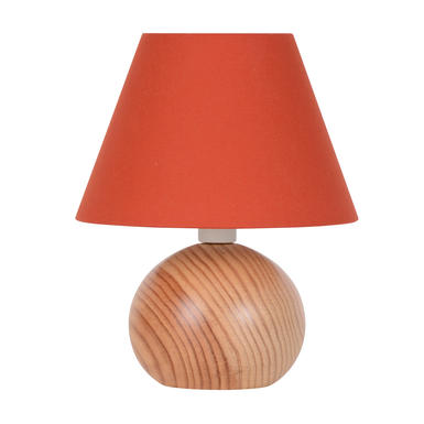 Lampe design Corep Rondo Orange Bois PR503542