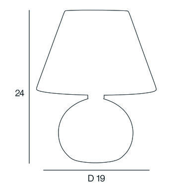 Lampe design Corep Rondo Orange Bois PR503542