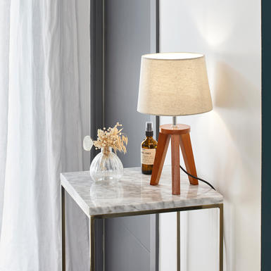 Lampe design Corep Yoga Beige Bois 656236