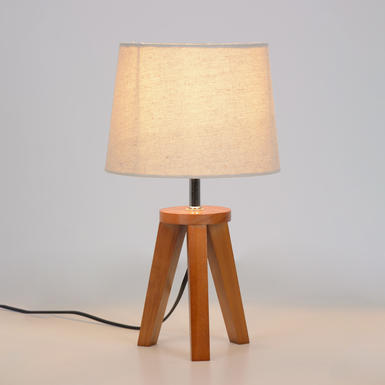 Lampe design Corep Yoga Beige Bois 656236