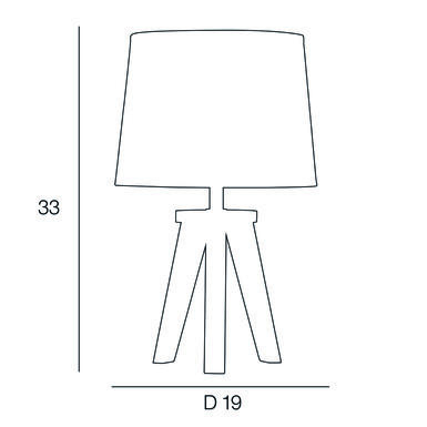 Lampe design Corep Yoga Beige Bois 656236