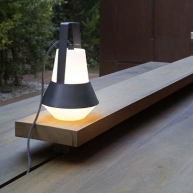 Lampe design Faro Cat Noir Aluminium 71562
