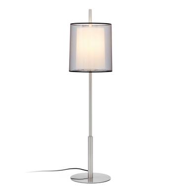 Lampe design Faro SABA acier+tissu 68546