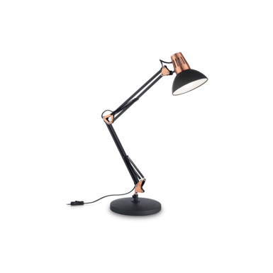 Lampe design Ideal lux Wally Noir Métal 061191