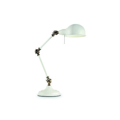 Lampe design industrielle Ideal lux Truman Blanc 01 Métal 145198