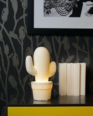 Lampe design Lucide Cactus Blanc Céramique 13513/01/31