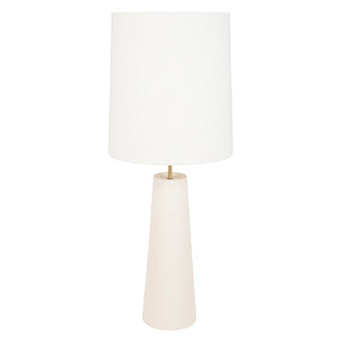 Lampe de table Cosiness - Blanc - Tissu / Céramique - Market Set - PR503497