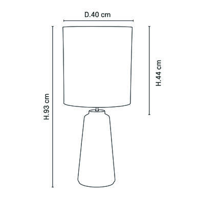 Lampe de table Mokuzai Ø 40 cm - Bois / Tissu Blanc - Market Set - PR503500