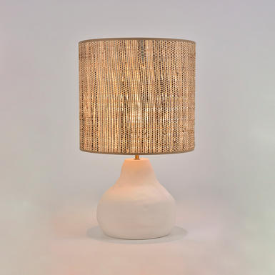 Lampe Portinatx Ø 35 cm - Palm / Céramique Blanc - Market Set - PR590316