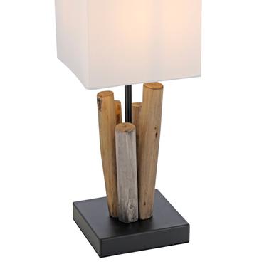 Lampe design Neuhaus Abuja Marron Bois 1939