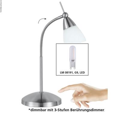 Lampe design Neuhaus pino Gris Verre 4001-55