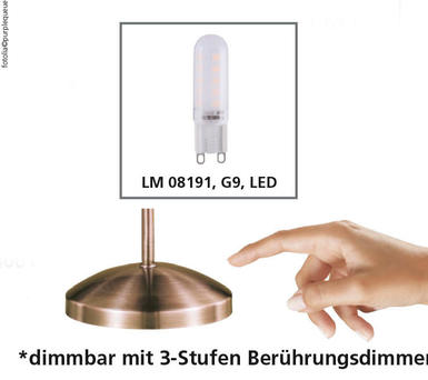 Lampe design Neuhaus pino Laiton Verre 4001-60