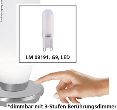 Lampe design Neuhaus Tyra Gris Verre 4027-55