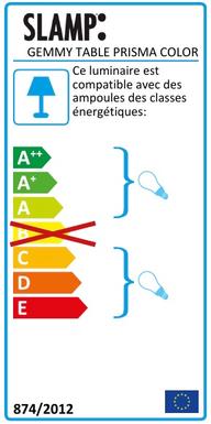 Lampe design Slamp Gemmy Vert Technopolymère GEM04TAV0001LCB