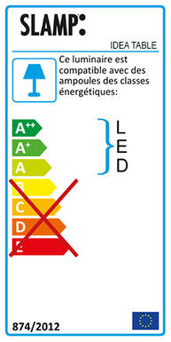 Lampe design Slamp Idea Laiton Technopolymère IDE98TAV0000Y_000