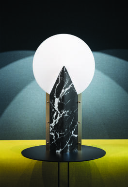 Lampe design Slamp Moon Noir Technopolymère MOO89TAV0000N_000