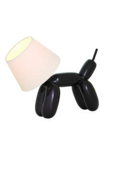 Lampe design Sompex Doggy Noir résine 79002